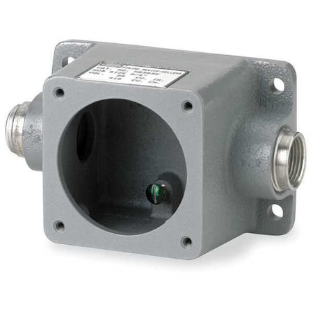 Hubbell Wiring Device-Kellems Pin & Sleeve Receptacle, 30 A, - Phase, 3 Pole, NEMA 4X MB303W