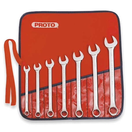 Proto Combo Wrench Set, Antislip, 3/8-3/4 in, 7Pc J1200H-T500