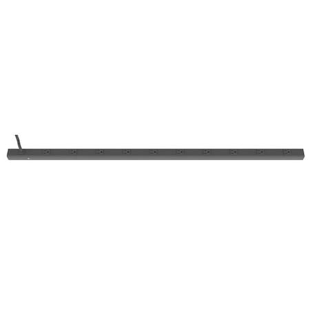 Zoro Select Outlet Strip, 10 5-15R, 5-15P, 6 ft., Gray 5HN11