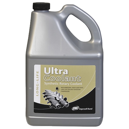 INGERSOLL-RAND Ultra Coolant, Compressor Oil, Bottle, 1.32 gal, 10 SAE Grade, 100 ISO Viscosity Grade 92692284