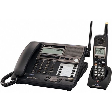 Panasonic 4-Line Expandable Corded/Cordless Phone KX-TG4500B