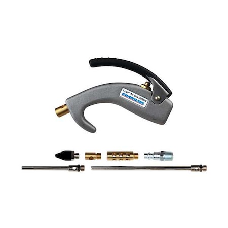 Guardair Ergonomic Air Gun Kit, 3", 6" Extension LZR6007KIT