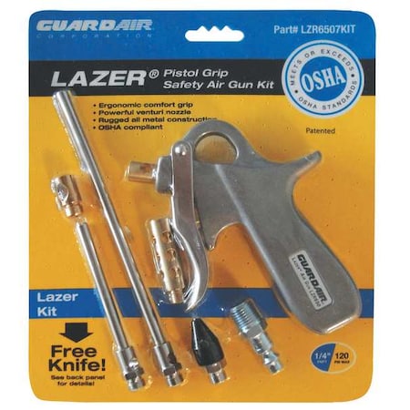 Guardair Pistol Grip Air Gun Kit with Extension LZR6507KIT