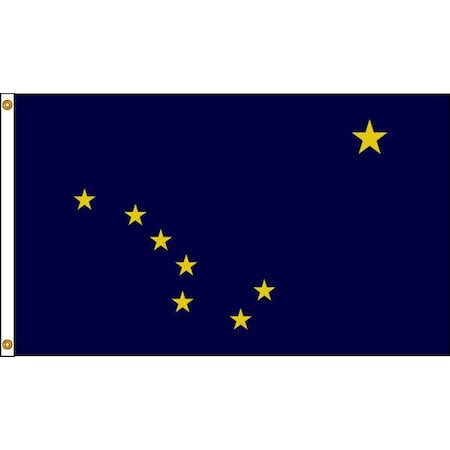 Annin Flagmakers Alaska Flag, 5x8 Ft, Nylon 140180