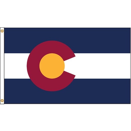 Annin Flagmakers Colorado Flag, 4x6 Ft, Nylon 140670