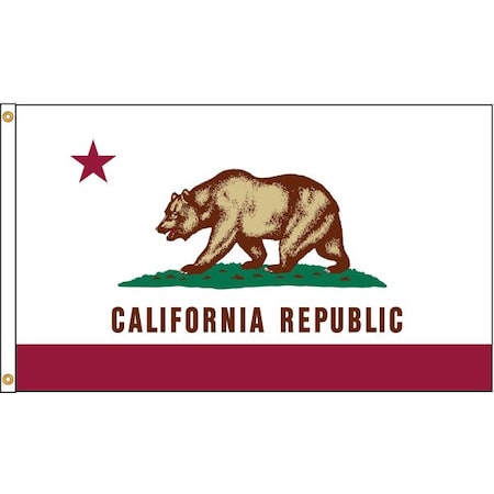 Annin Flagmakers California Flag, 4x6 Ft, Nylon 140470
