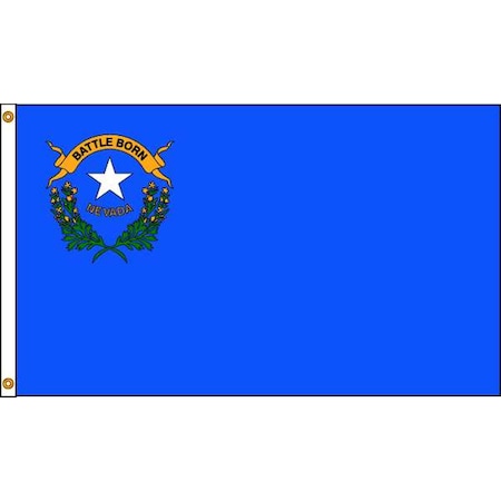 Annin Flagmakers Nevada Flag, 4x6 Ft, Nylon 143370