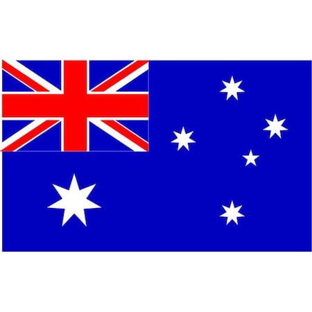 Annin Flagmakers Australia Flag, 3x5 Ft, Nylon 190396