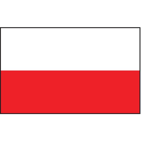 Annin Flagmakers Poland Flag, 3x5 Ft, Nylon 196825