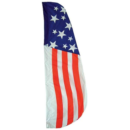 Annin Flagmakers US Feather Flag, 2x8 Ft, Nylon 925