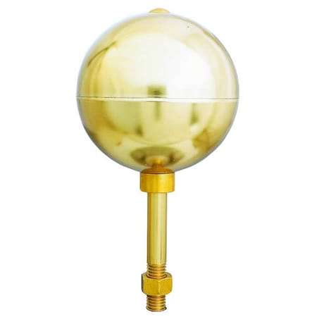 Annin Flagmakers Ball Ornament, Aluminum, Gold 800051