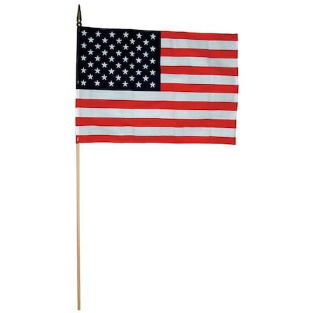 Annin Flagmakers US Handheld Flag, 24x36in, PK12 41500