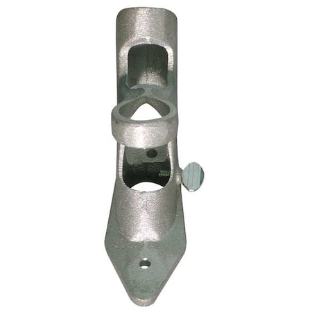 Annin Flagmakers 2-Way Bracket, 3in, Cast Aluminum, Silver 652260