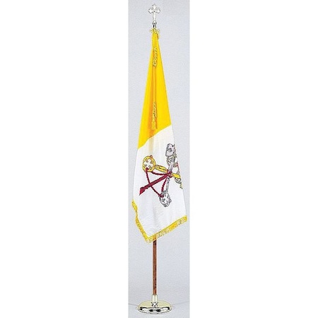 Nylglo Papal Flag Set W/base, Nylon 101800