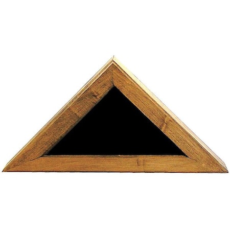 Annin Flagmakers Wooden Display Case, 10in, Walnut 700235