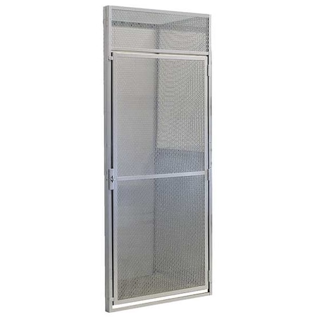 Hallowell Bulk Storage Locker Add-On, 48 in W, 48 in D, 90 in H, Add-On, Light Gray BSL484890-R-1A-HG