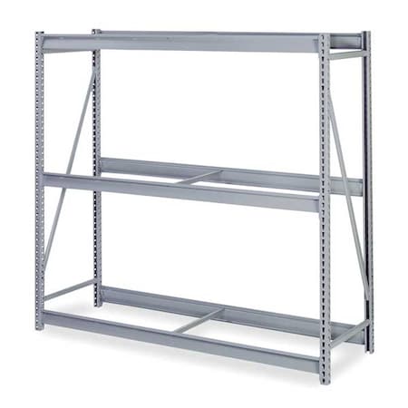 Lyon Starter Bulk Storage Rack, 36 in D, 96 in W, 3 Shelves, Dove Gray DD67523S