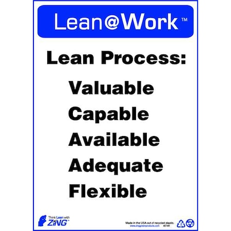 Lean SignLean At WorkLean Process 2185