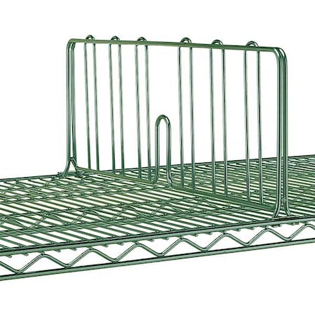 Metro Shelf Divider 24"W, Green, 6PK DD24K3