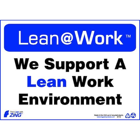 Lean SignLean Work Environment10X14 2165