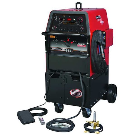 Lincoln Electric TIG Welder, Precision TIG 275 Series, 208V AC, 230V AC, 460V AC, 340 Max. Output Amps K2618-1