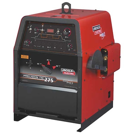 Lincoln Electric TIG Welder, Precision TIG 275 Series, 208V AC, 230V AC, 460V AC, 340 Max. Output Amps K2619-1