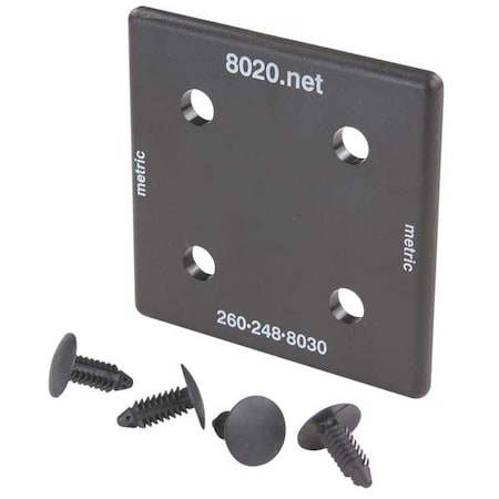 80/20 End Cap, For 25-5050, PK2 25-2028-2