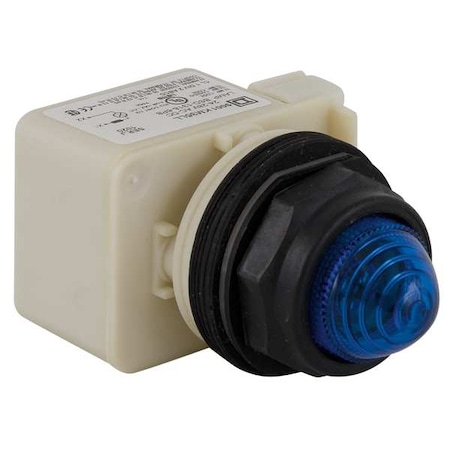 Schneider Electric Pilot Light Complete, Blue, LED 9001SKP38LLL9