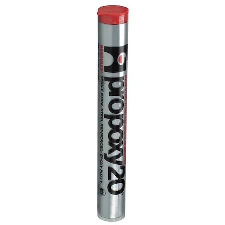 Hercules Putty, 4 oz Container Size, Tube, ProPoxy 20, Gray