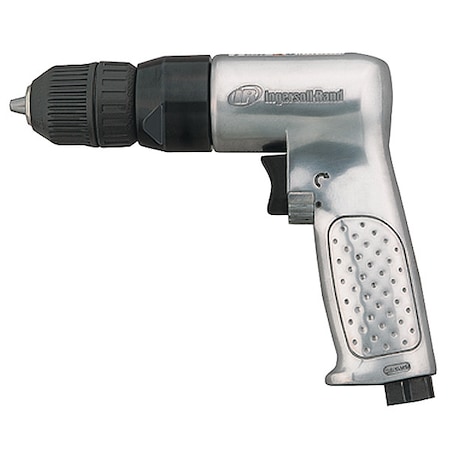 Ingersoll-Rand 3/8" Keyless Chuck, Reversible Air Drill, 2000 RPM, 0.5 HP 7802RAKC