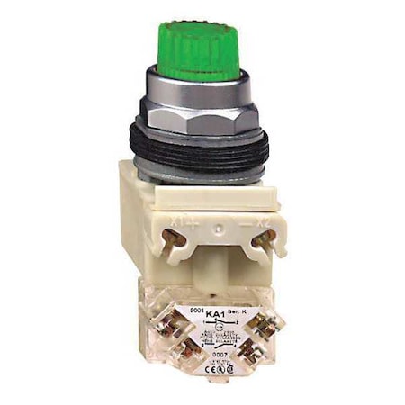 Schneider Electric Illuminated Push Button, Extended, Momentary Action, Not Applicable Release, Illuminated, Red 9001K2L35LRRH13