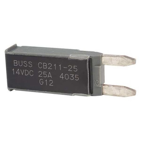 Eaton Bussmann Automotive Circuit Breaker, CB211 Series, 25 A CB211-25