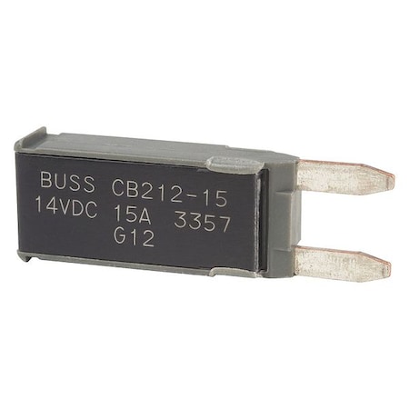Eaton Bussmann Automotive Circuit Breaker, CB212 Series, 15 A CB212-15