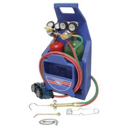 Uniweld Welding And Cutting Outfit, Cap'n Hook Series, Acetylene, 3/8 in -24, A, Type 17#2 K22P-TU