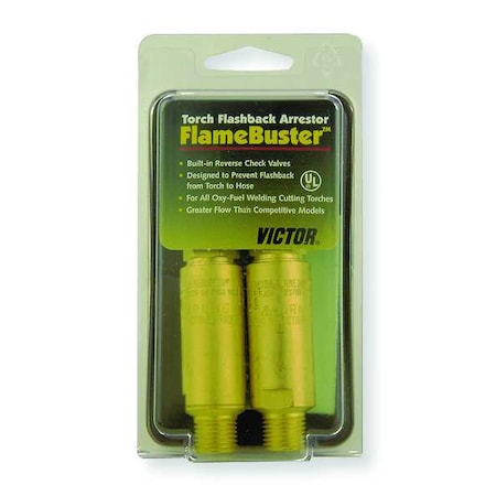 Victor Flashback Arrestor, Torch, Oxy/Fuel 0656-0001