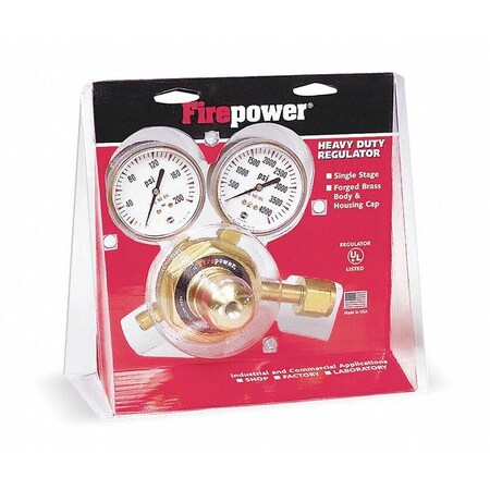 Victor Gas Regulator, Single, CGA-540, 5 to 125 psi, Use With: Oxygen 0781G9171