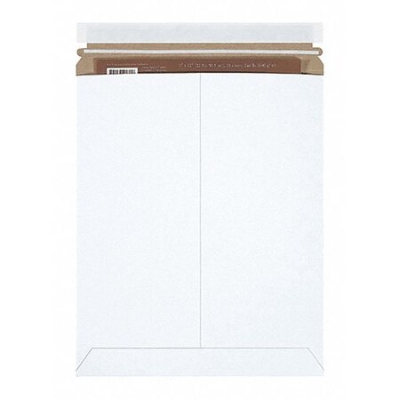 Zoro Select Mailer Envelope 11"L x 13-1/2"W, White, Pk100 5KMD9
