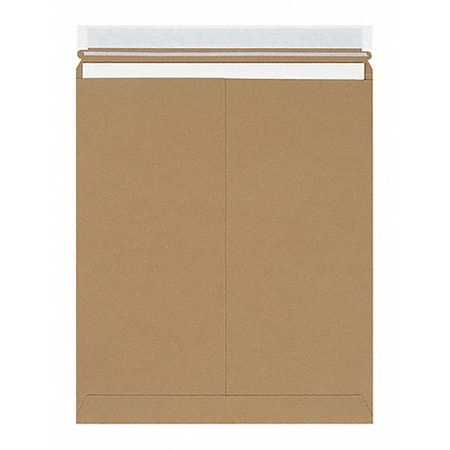 Zoro Select Mailer Envelope 12-3/4"L x 15"W, Kraft, Pk100 5KMC7