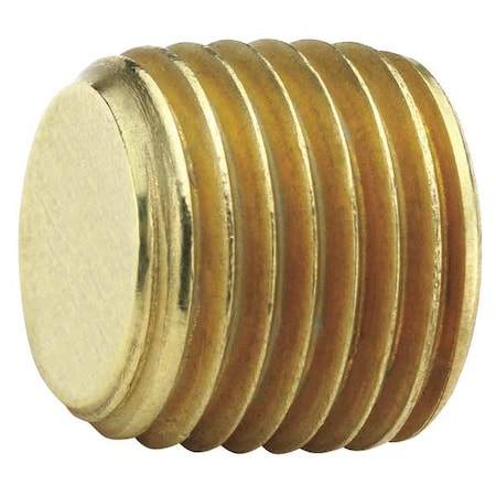 Parker Brass Countersunk Hex Head Plug, MNPT, 1/8" Pipe Size 219P-2