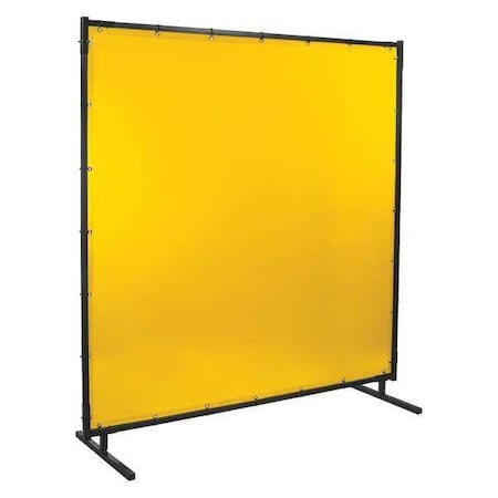 Steiner Welding Screen, Transparent Vinyl, 6 ft. W., 6 ft. H., 13 oz/sq yd, 150 Degrees F Withstand Temp. 534HD-6X6