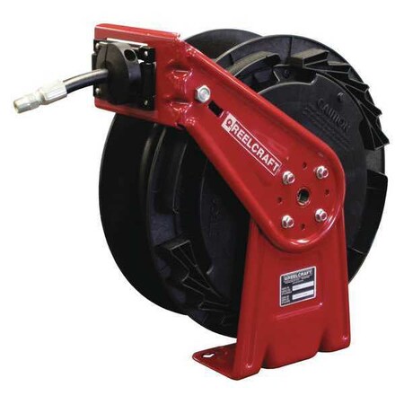 Reelcraft Spring Return Hose Reel, 3/8 in Hose Dia., 35 ft Length, 4,000 psi RT635-OHP