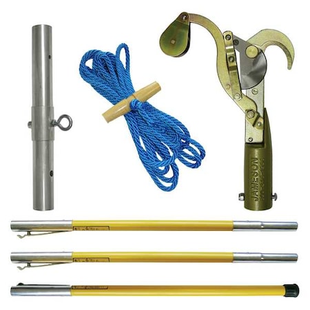 Jameson FG Series Fiberglass Tree Pruner Kit with (3) 6 ft Pole FG-14K