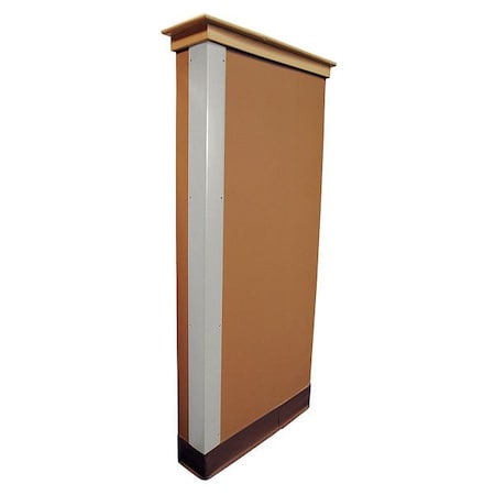 Zoro Select Corner Guard, Silver, 1x48in, Hardware FR 5KZK7