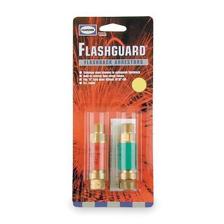 Harris Flashback Arrestor, Regulator, Oxy/Fuel 88-5FBR-R & L