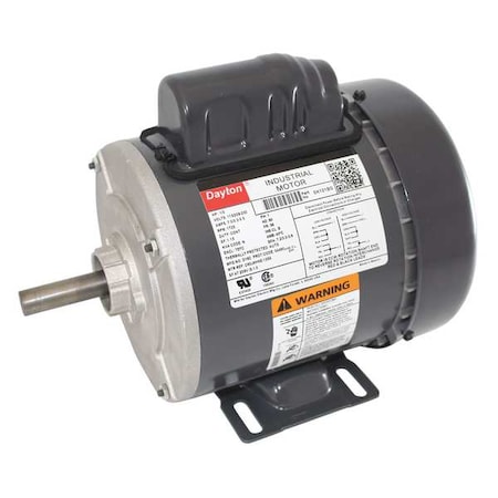 Dayton Capacitor-Start General Purpose Motor, 1/3 hp HP, 115/208-230V AC Voltage, 56 Frame 5K121