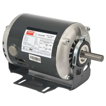 Dayton General Purpose Motor, Open Dripproof, Cradle Base Mount, 1/2 HP, 1,725 Nameplate RPM, Ball 5K283