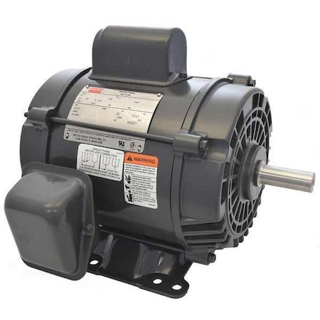 Dayton Capacitor-Start General Purpose Motor, 1 1/2 hp HP, 115/230V AC Voltage, 184 Frame 5K481