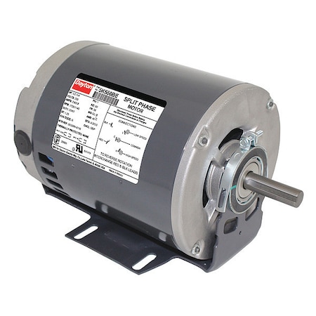 Dayton Mtr, 1/2, 1/4HP, 1725/1140RPM, 230V 5K556