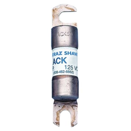 Mersen Forklift Limiter Fuse, ACK Series, 300A, Time-Delay, 125V AC, Bolt-On ACK300