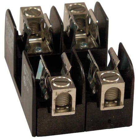 Mersen Open Fuse Block, 0 to 30A Amp Range, 250V AC/DC Volt Rating, 2 Poles, Box Lug 20307